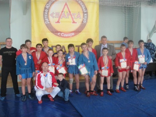 открытое первенство ДЮСК «Спарта» по борьбе самбо