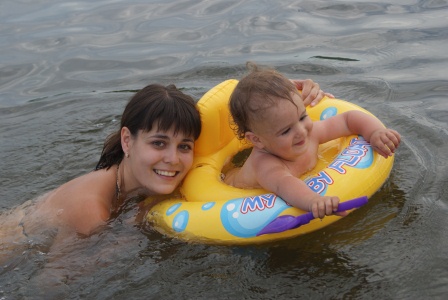 С ребенком на дачу